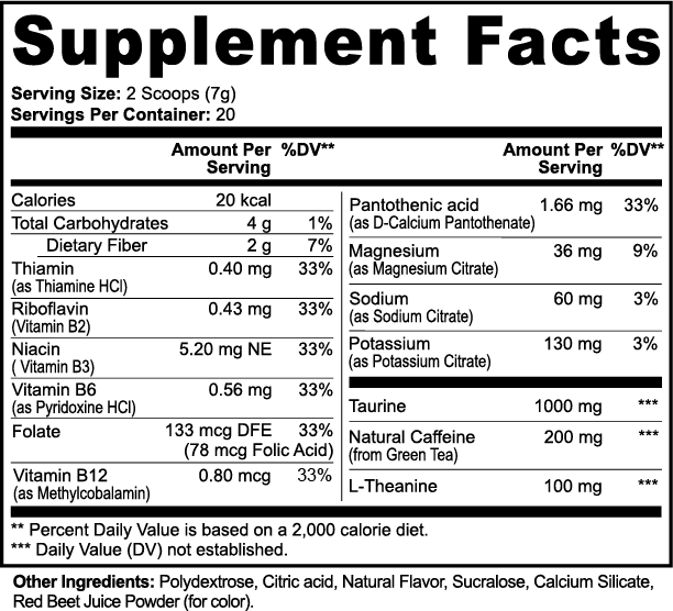 +ENERGY Energy Drink Mix (Strawberry Shortcake)