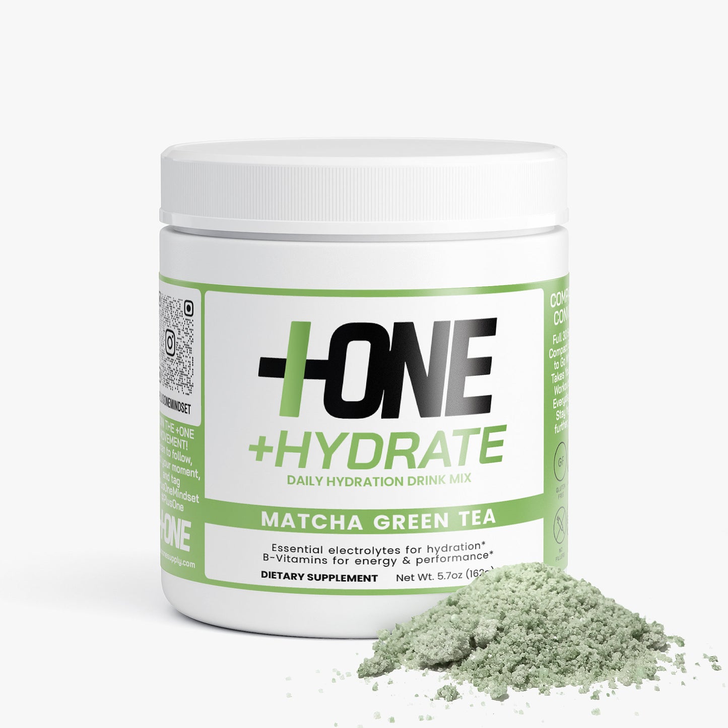 +HYDRATE Electrolyte Drink Mix (Matcha Green Tea)